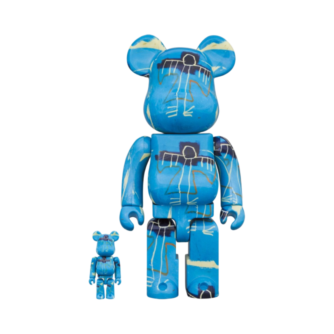 베어브릭 장미셸 바스키아 #9 100％ & 400％ 세트(Bearbrick Jean-Michel Basquiat #9 100％ & 400％ Set)