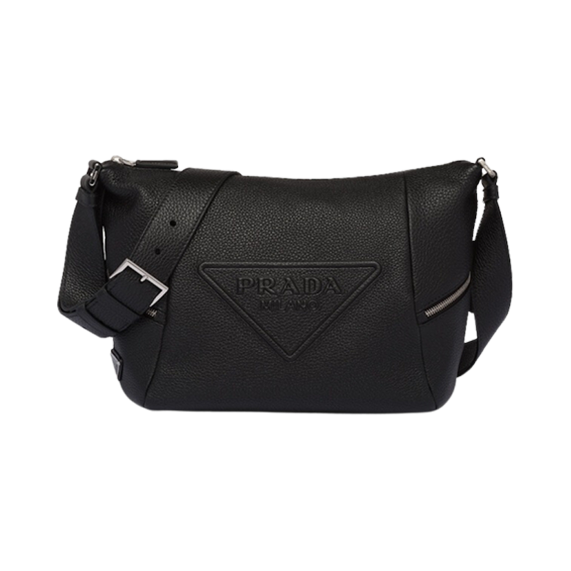 프라다 레더 백 숄더 스트랩 블랙(Prada Leather Bag Shoulder Strap Black) - 1