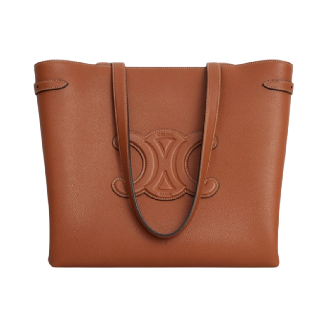 셀린느 미디움 카바스 아나이스 퀴르 트리옹프 그레인드 카프스킨 탄(Celine Medium Cabas Anais Cuir Triomphe in Grained Calfskin Tan) - 2