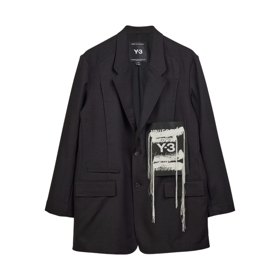 JM3358 Y-3 Sport Uniform Patch Blazer Black