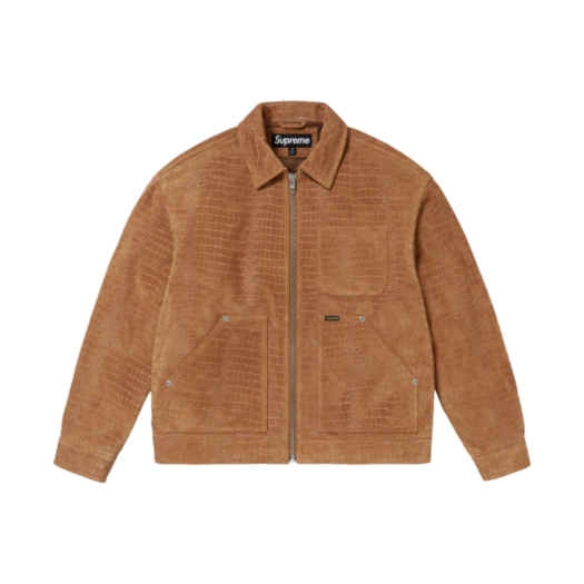 슈프림 스웨이드 워크 자켓 블루 - 24FW | Supreme | KREAM