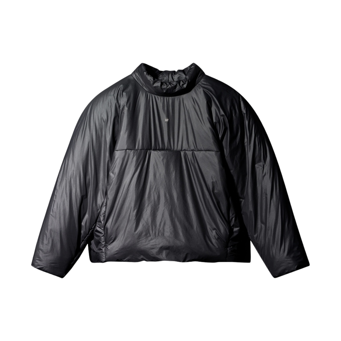 이지 갭 엔지니어드 바이 발렌시아가 모크넥 풀오버 퍼퍼 블랙(Yeezy Gap Engineered By Balenciaga Mock Neck Pullover Puffer Black)