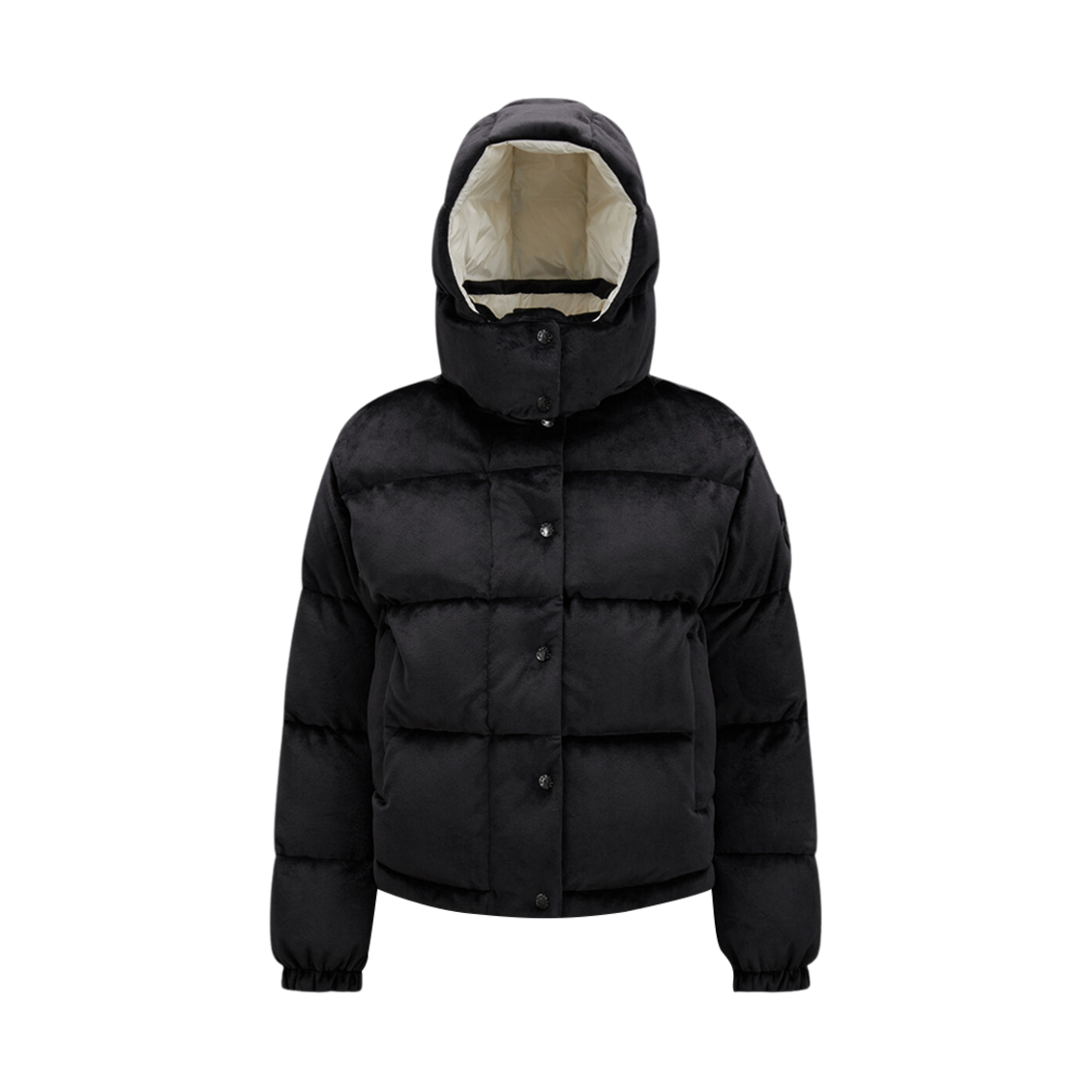 (W) 몽클레르 다오스 셔닐 다운 자켓 블랙 - 23FW