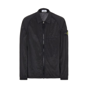 Stone Island 12321 Nylon Metal Garment Dyed Packable Overshirt Black - 22SS