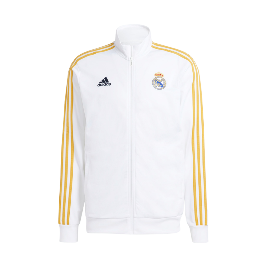 아디다스 레알 마드리드 DNA 트랙탑 화이트 - US 사이즈(Adidas Real Madrid DNA Track Top White - US Sizing)
