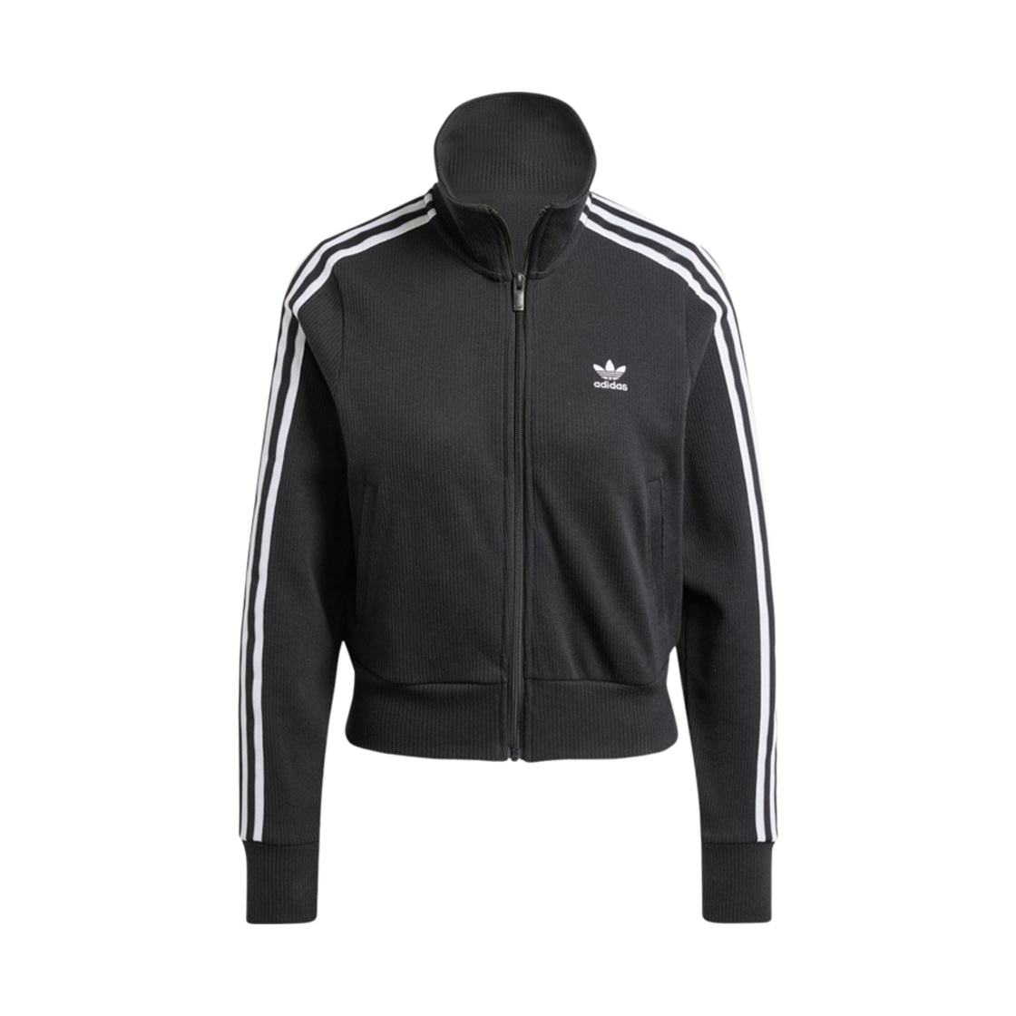 (W) 아디다스 아디컬러 니트 탑 블랙 - KR 사이즈((W) Adidas Adicolor Knit Top Black - KR Sizing)