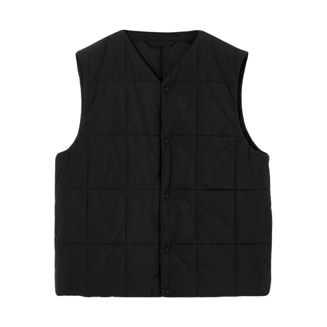 버버리 퀼티드 나일론 질레 블랙(Burberry Quilted Nylon Gilet Black) - 1