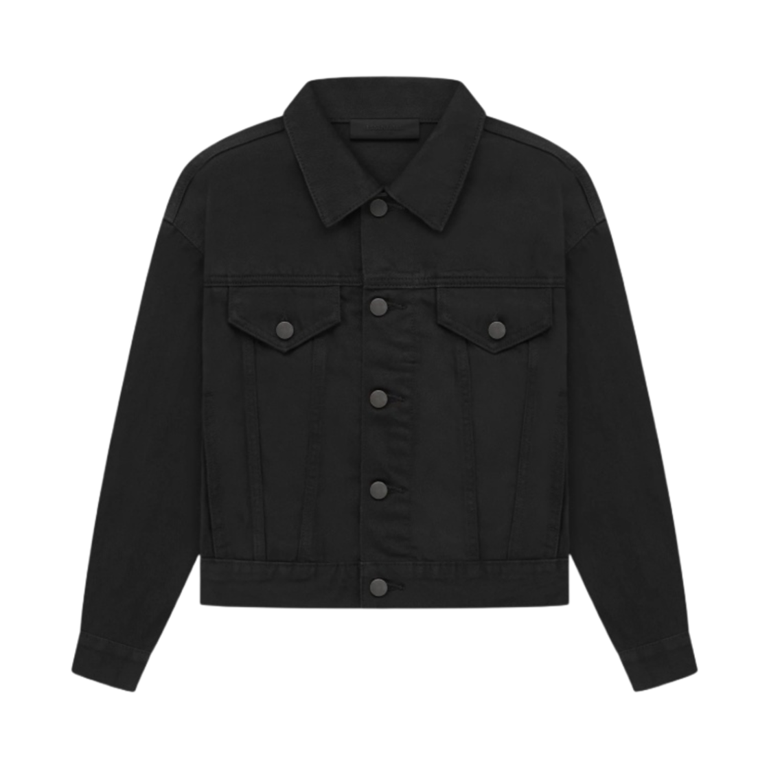 (키즈) 에센셜 더 블랙 컬렉션 데님 자켓 블랙 - 23SS((Kids) Essentials The Black Collection Denim Jacket Black - 23SS) - 1