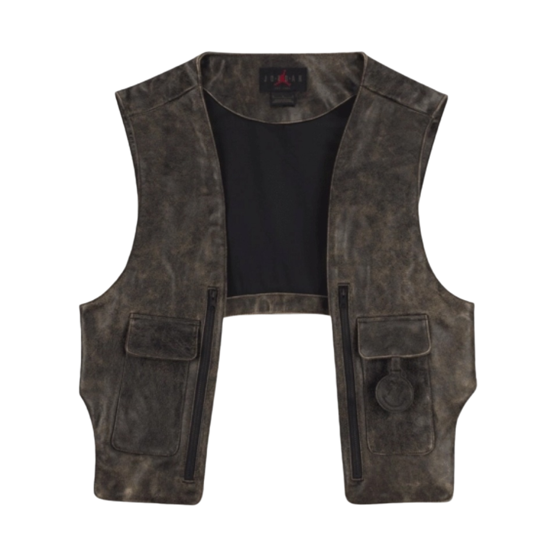 NIKE◇x J.Balvinベスト/L/牛革/BLK NIKE（ナイキ）｜ベスト一覧 - WEAR