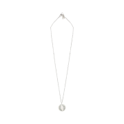 Insane Garage Flame Pendant Necklace Silver