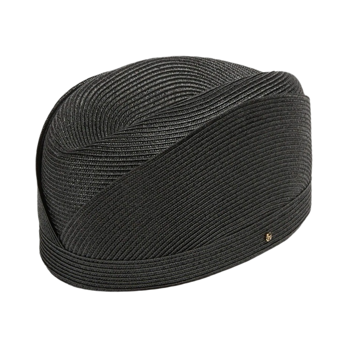 (W) 구찌 스트로우 이펙트 필박스 햇 블랙((W) Gucci Straw-Effect Pillbox Hat Black) - 1