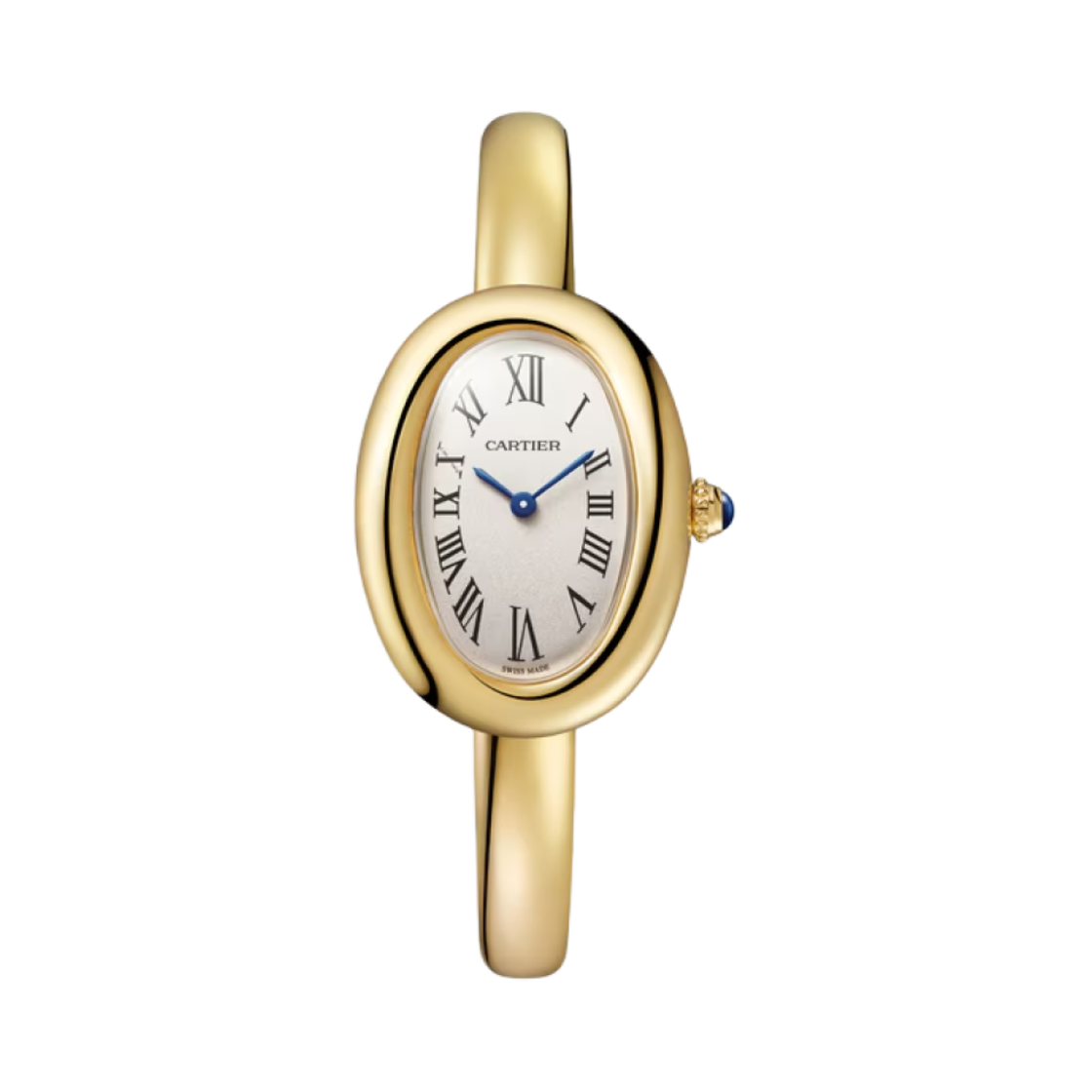 WGBA0025 Cartier Baignoire Watch Small Quartz Yellow Gold Size 16 Bracelet