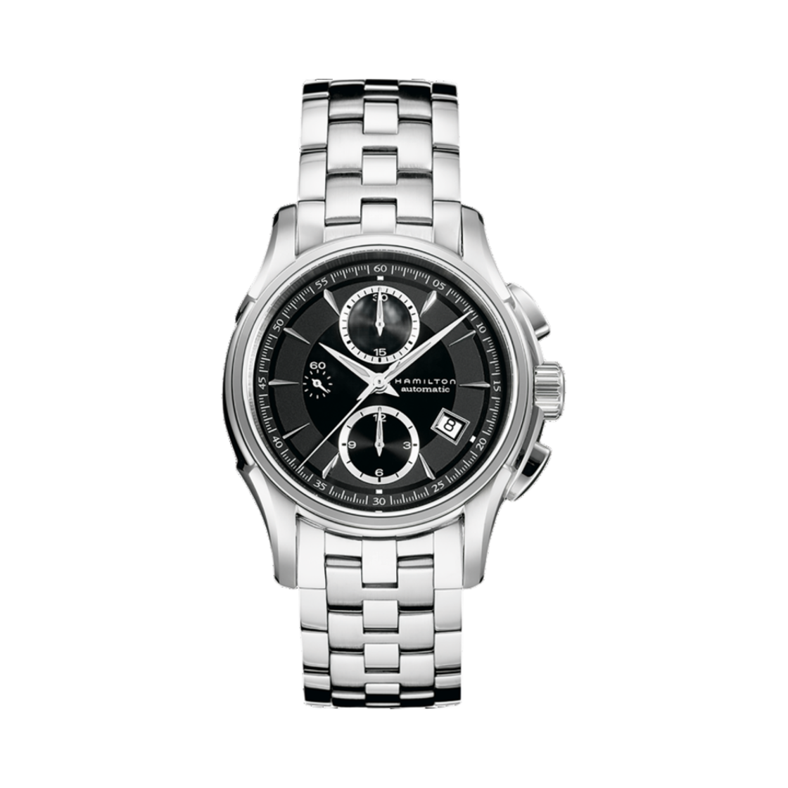 해밀턴 재즈마스터 오토 크로노 42mm 스테인리스 스틸 블랙(Hamilton Jazzmaster Auto Chrono 42mm Stainless Steel Black) - 1