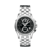 Hamilton Jazzmaster Auto Chrono 42mm Stainless Steel Black