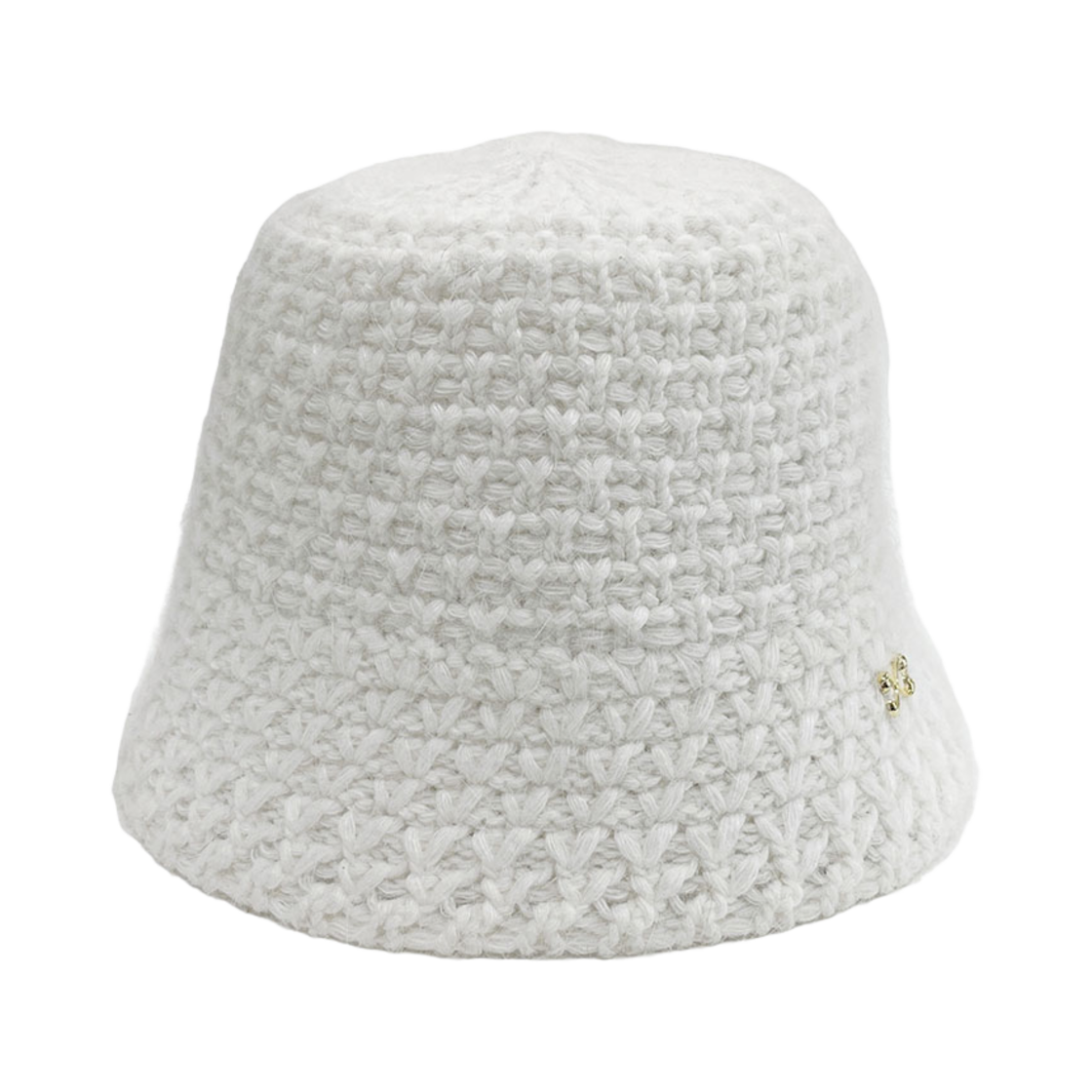 L244MCP090_01 lovememonster Mont Angora Bucket Hat White