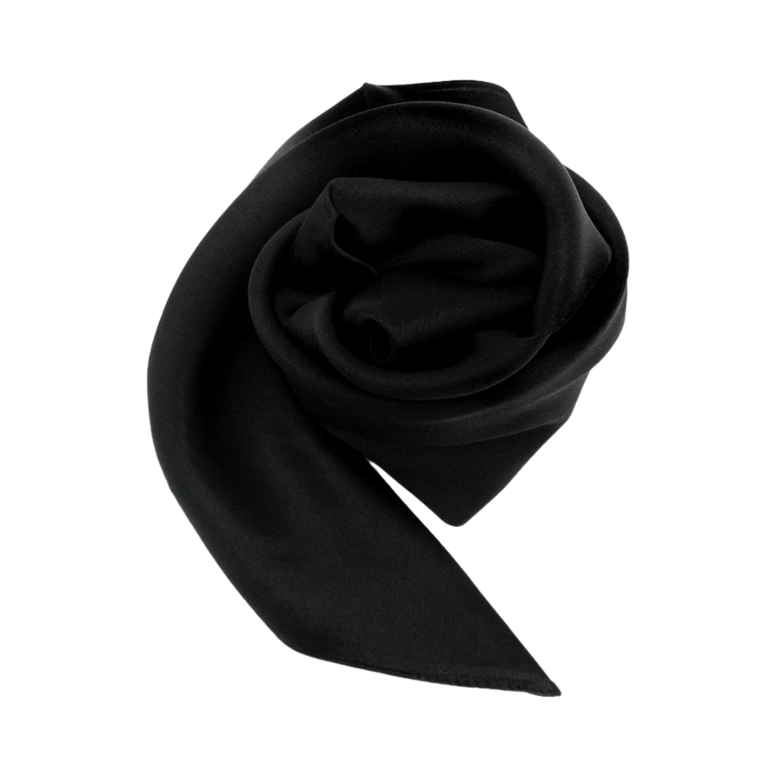 러브미몬스터 시크 실크 스카프(lovememonster Chic Silk Scarf Black)