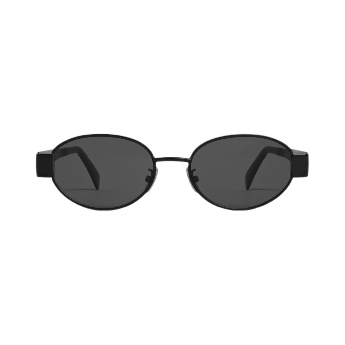 셀린느 트리옹프 메탈 01 선글라스 메탈 블랙 스모크(Celine Triomphe Metal 01 Sunglasses in Metal Black Smoke) - 2
