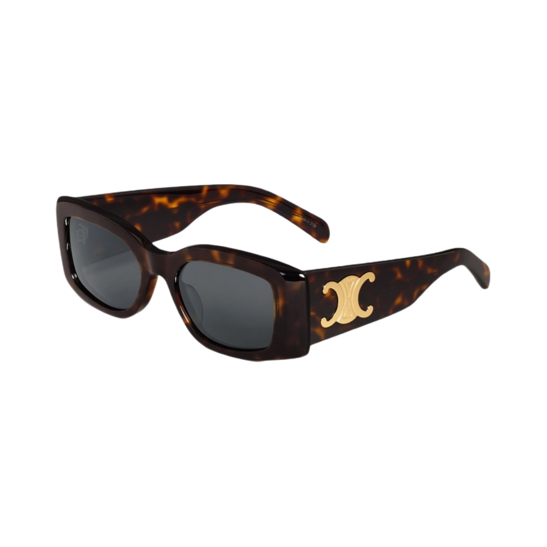 (W) 셀린느 트리옹프 XL 01 선글라스 아세테이트 레드 하바나((W) Celine Triomphe XL 01 Sunglasses in Acetate Red Havana) - 2