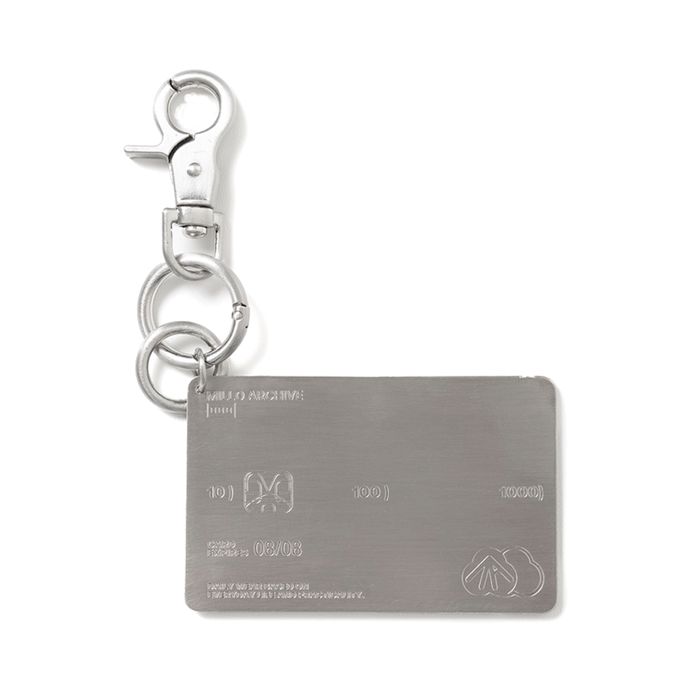 밀로 아카이브 MA 크레딧 카드 키링 실버
