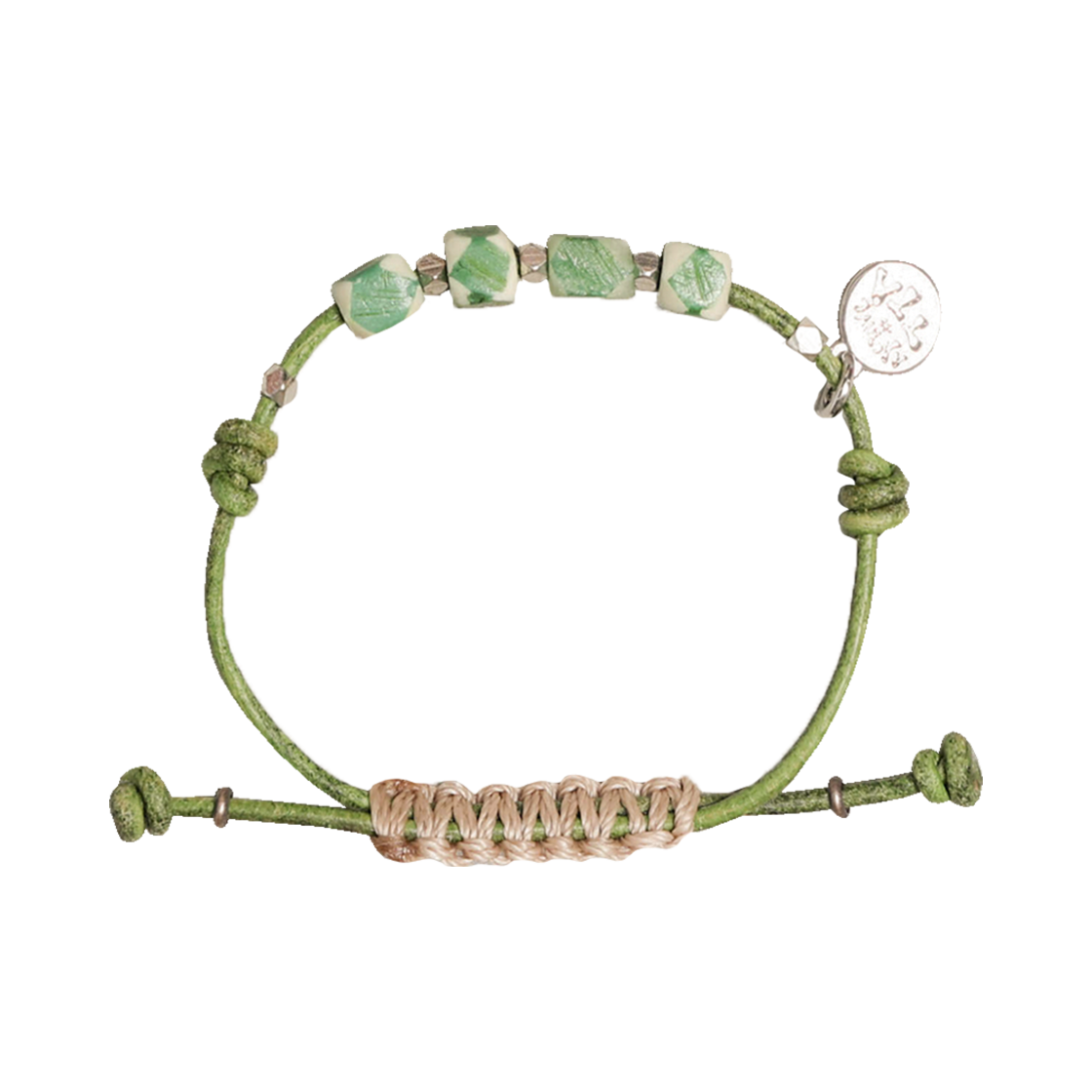 토우토우아카이브 다이스 팔찌 그린(TOWTOW.ARCHIVE Dice Bracelet Green) - 1