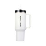 Starbucks 24 SS Stanley White Quencher Tumbler 1183ml