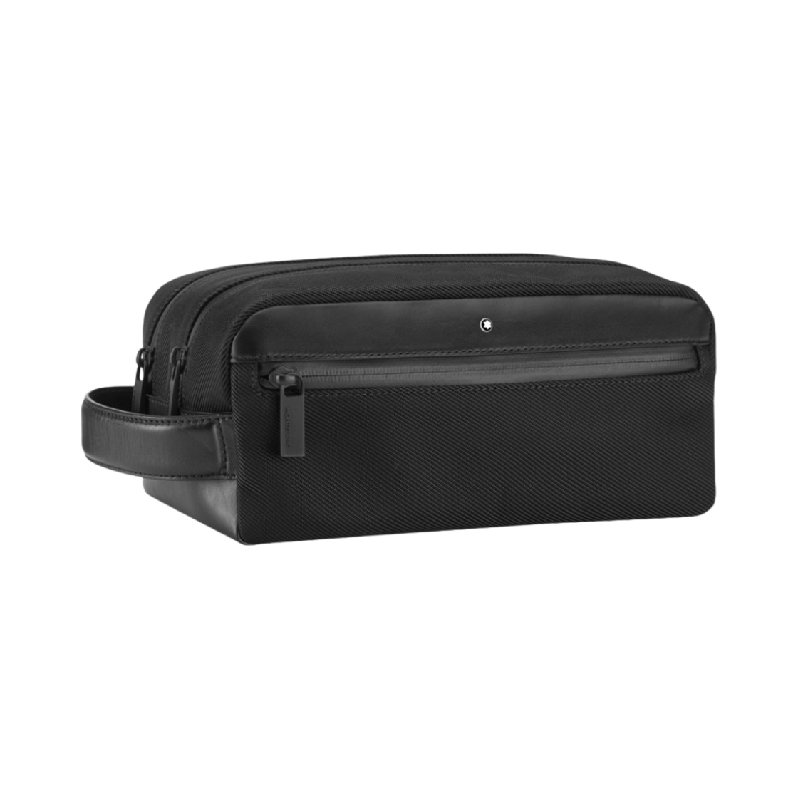 118267 Montblanc Night Flight Wash Bag Black - 대표 이미지 #1