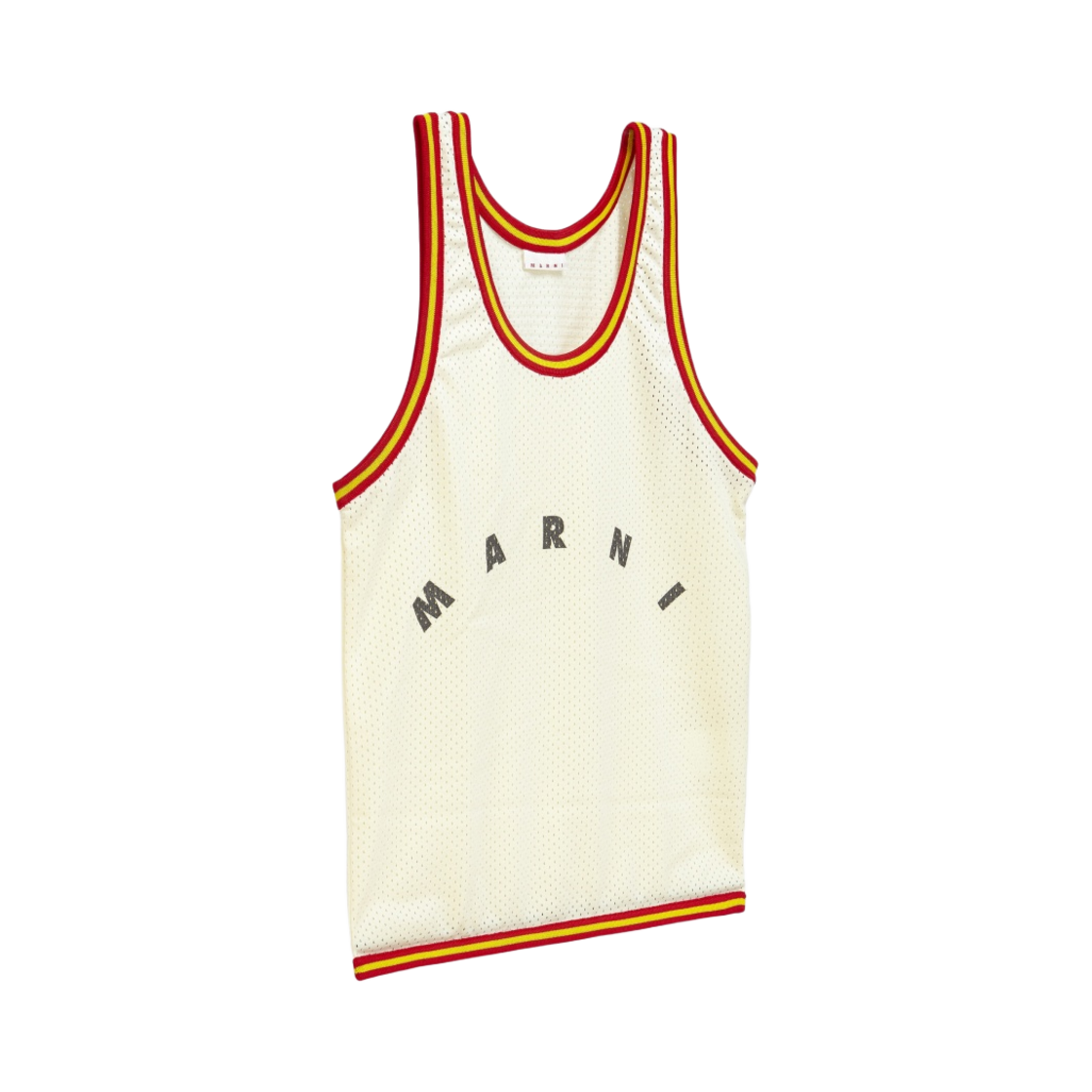 마르니 테크 패브릭 베스킷 탱크탑 쇼핑백 실크 화이트(Marni Tech Fabric Basket Tank Top Shopping Bag Silk White) - 2