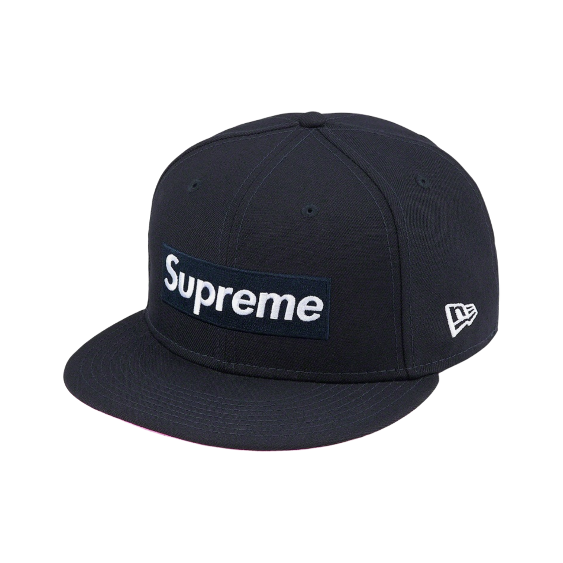 슈프림 노 콤프 박스로고 뉴에라 네이비 - 21FW