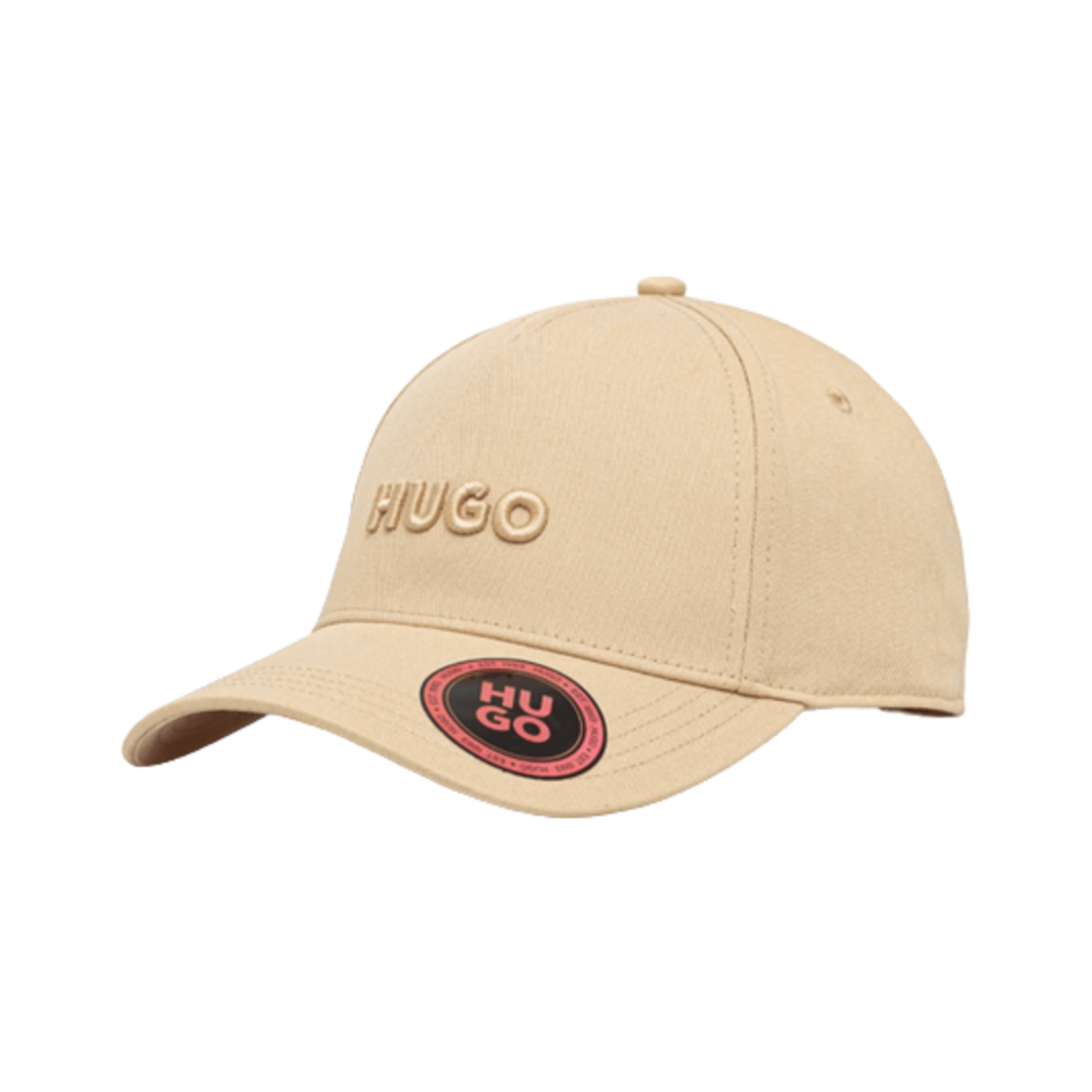 50533410-285 Hugo Boss Cotton Twill Cap with Logo Front Visor Light Beige