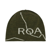 Roa Hiking Beanie Logo Dark Green