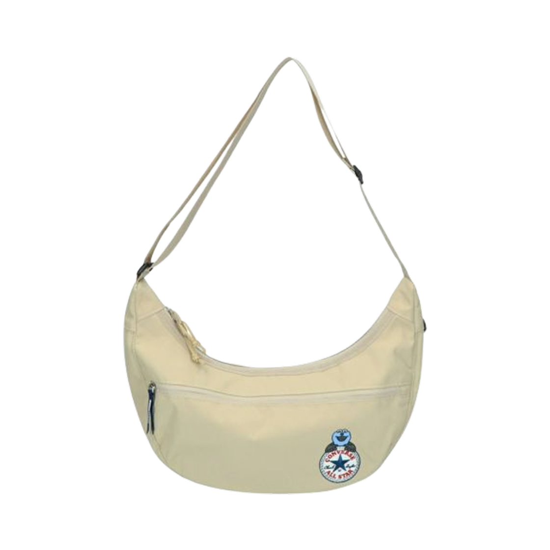 컨버스 x 퍼펫 순순 크레센트 슬링백 아이보리(Converse x Puppet Sunsun Crescent Slingbag Ivory)