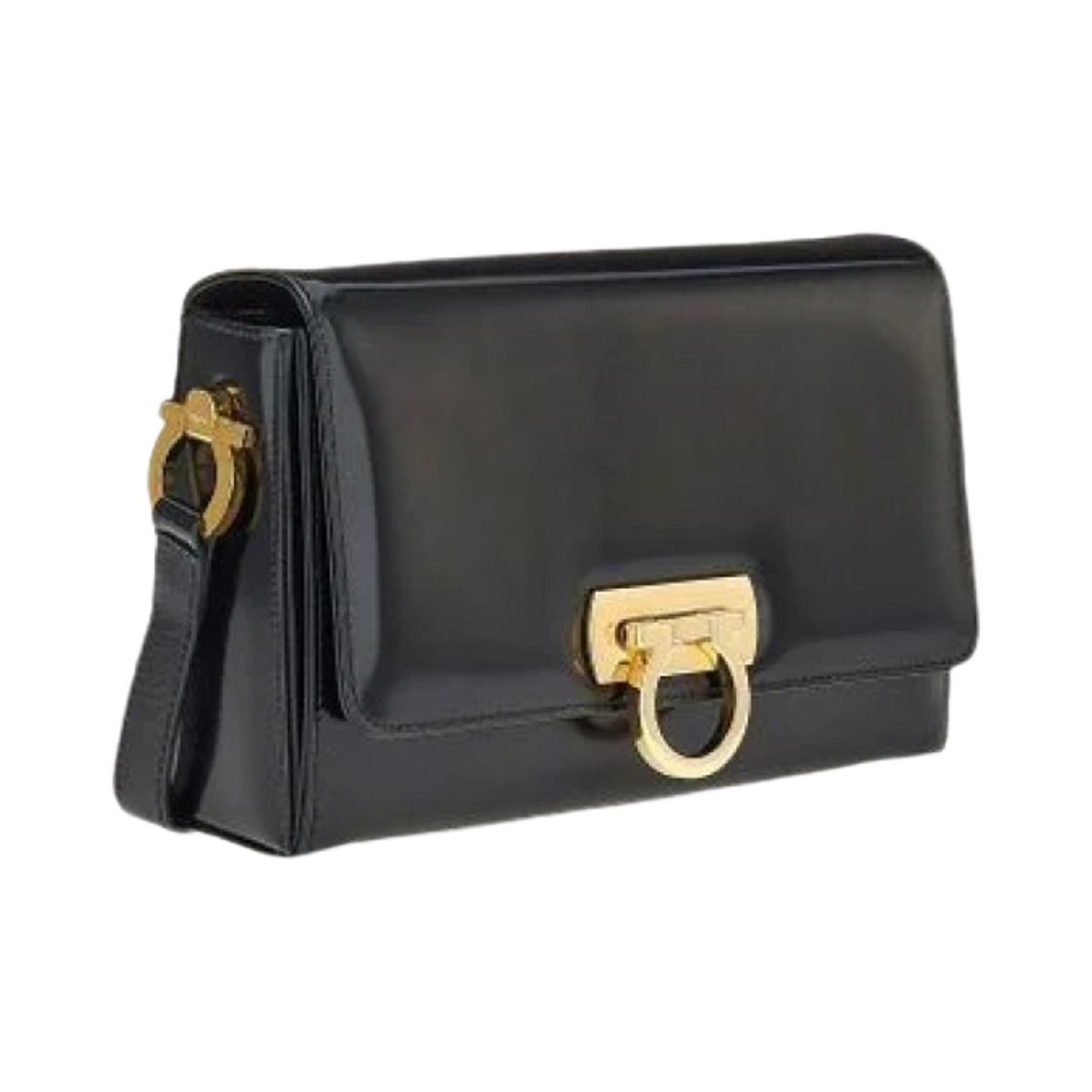 페라가모 간치니 플랩백 블랙(Ferragamo Gancini Flap Bag Black) - 2