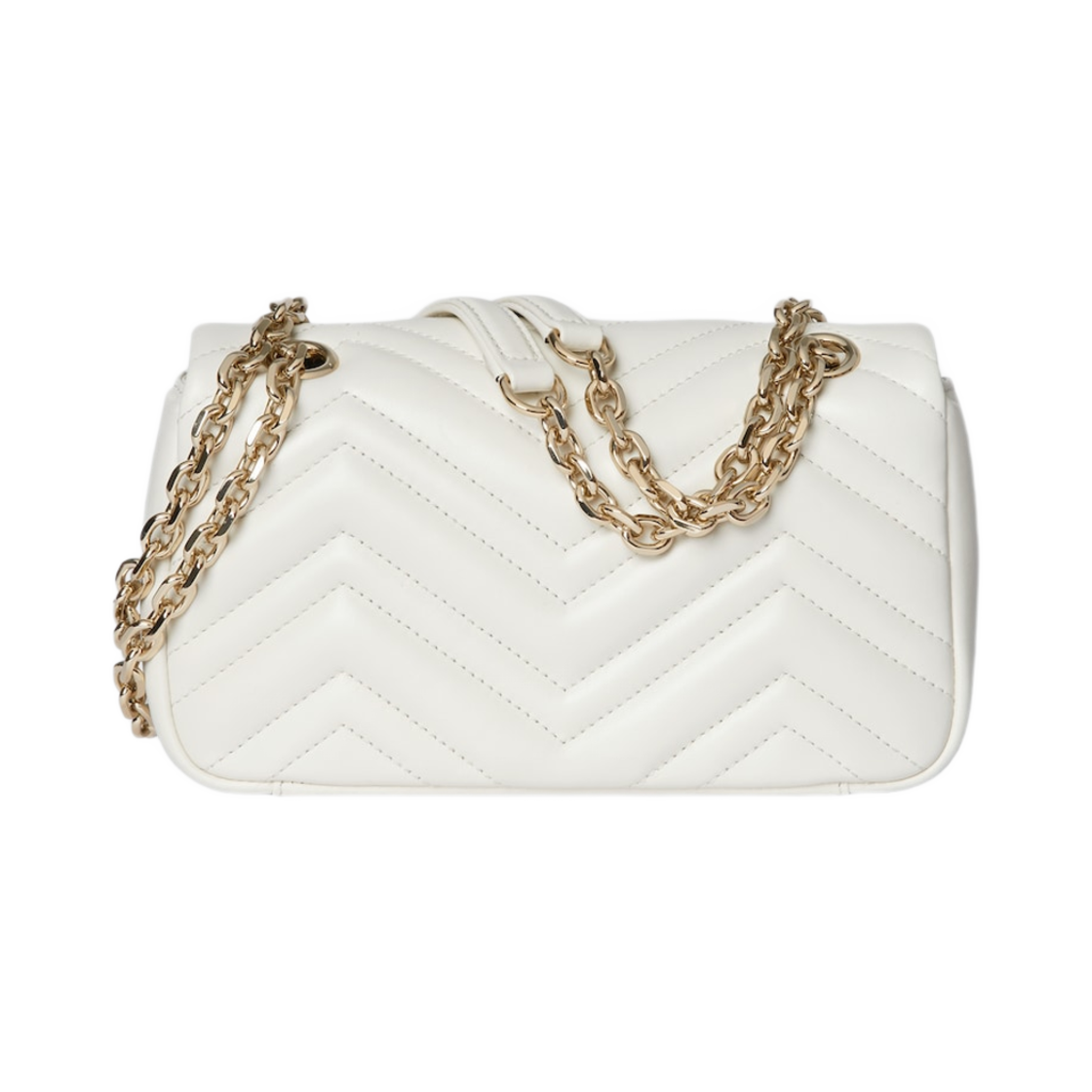 구찌 GG 마몽 스몰 숄더백 화이트(Gucci GG Marmont Small Shoulder Bag White) - 3