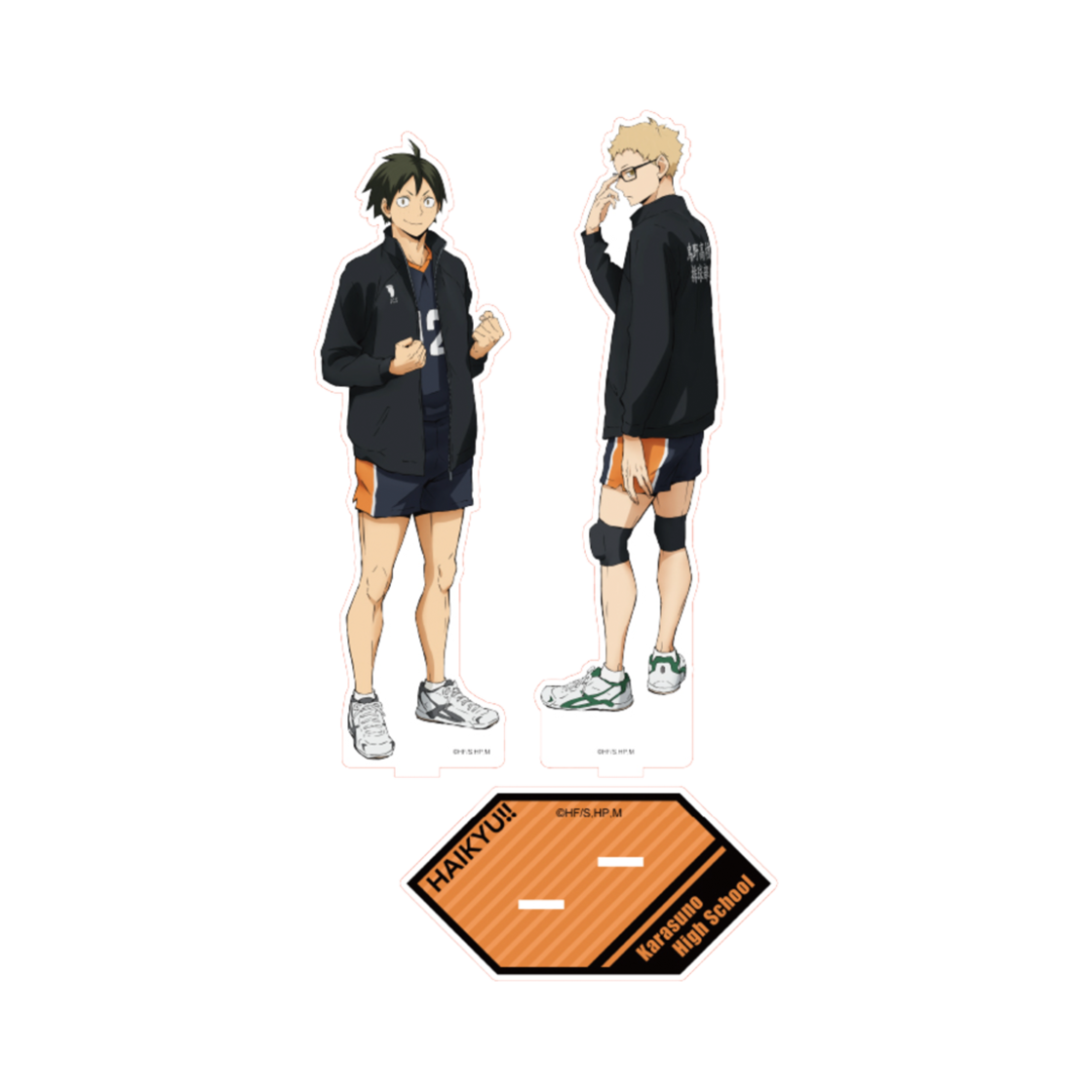 6977299620049 HAIKYU Twin Acrylic Stand Tsukishima & Yamaguchi