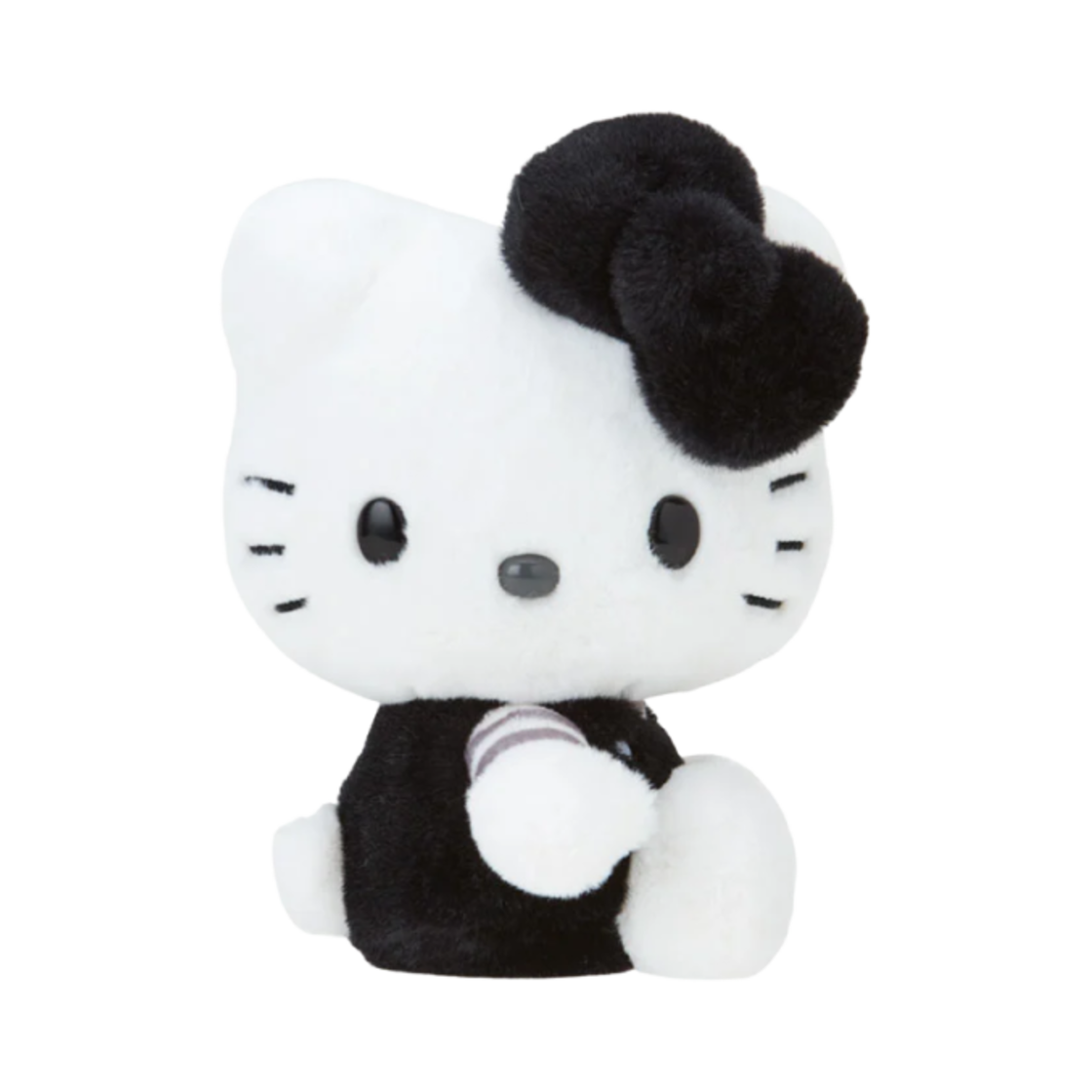 산리오 헬로 키티 모노크롬 플러시 토이 블랙(Sanrio Hello Kitty Monochrome Plush Toy Black) - 1