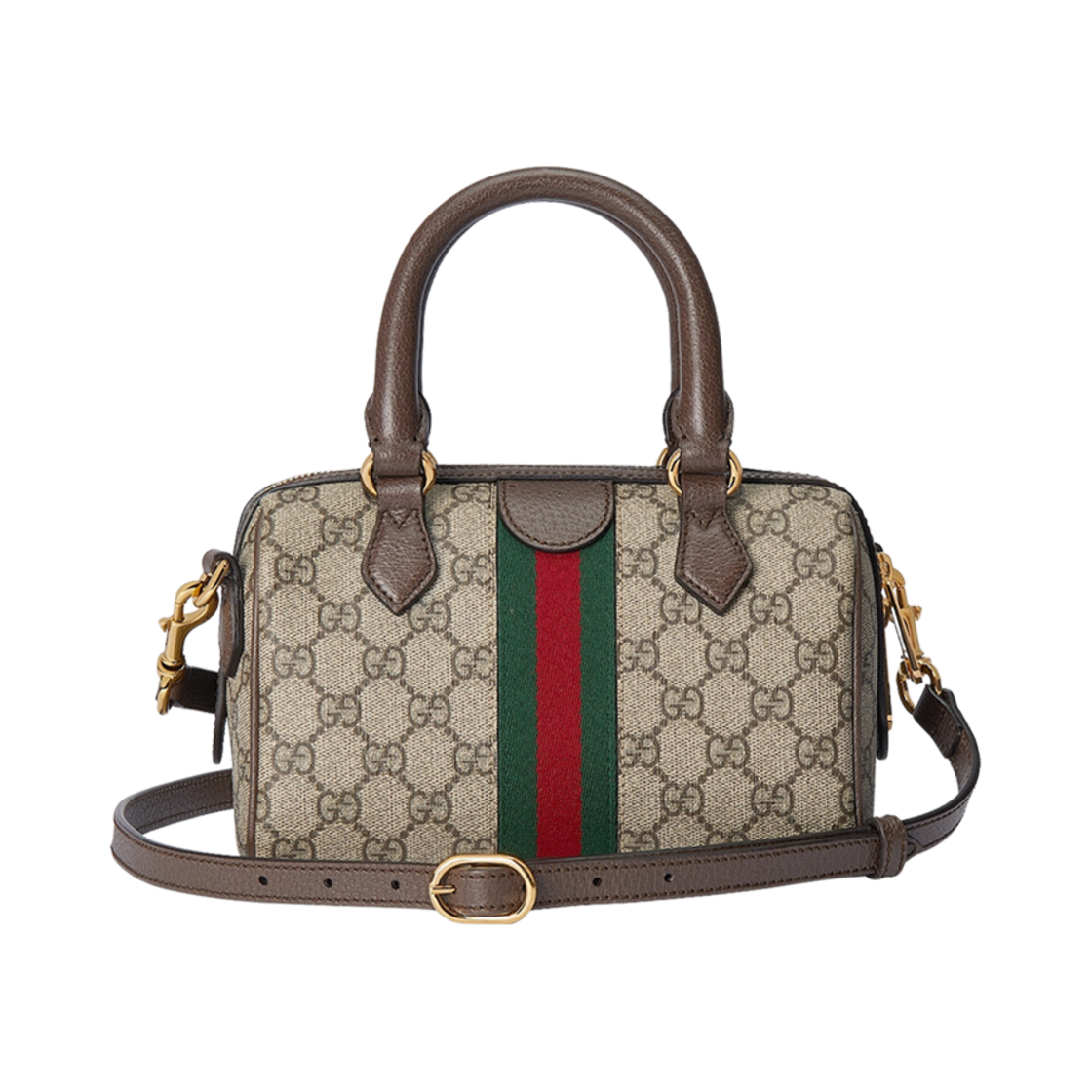 구찌 오피디아 GG 미니 탑 핸들 백 베이지 에보니 캔버스(Gucci Ophidia GG Mini Top Handle Bag Beige Ebony Canvas) - 2