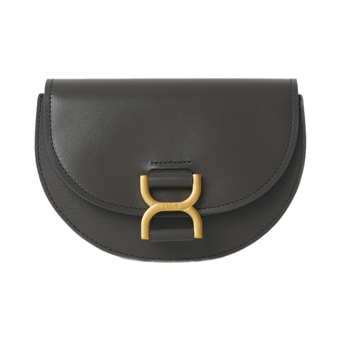 CHC23AP847K82066 Chloe Marcie Mini Flap Bag Elephant Grey
