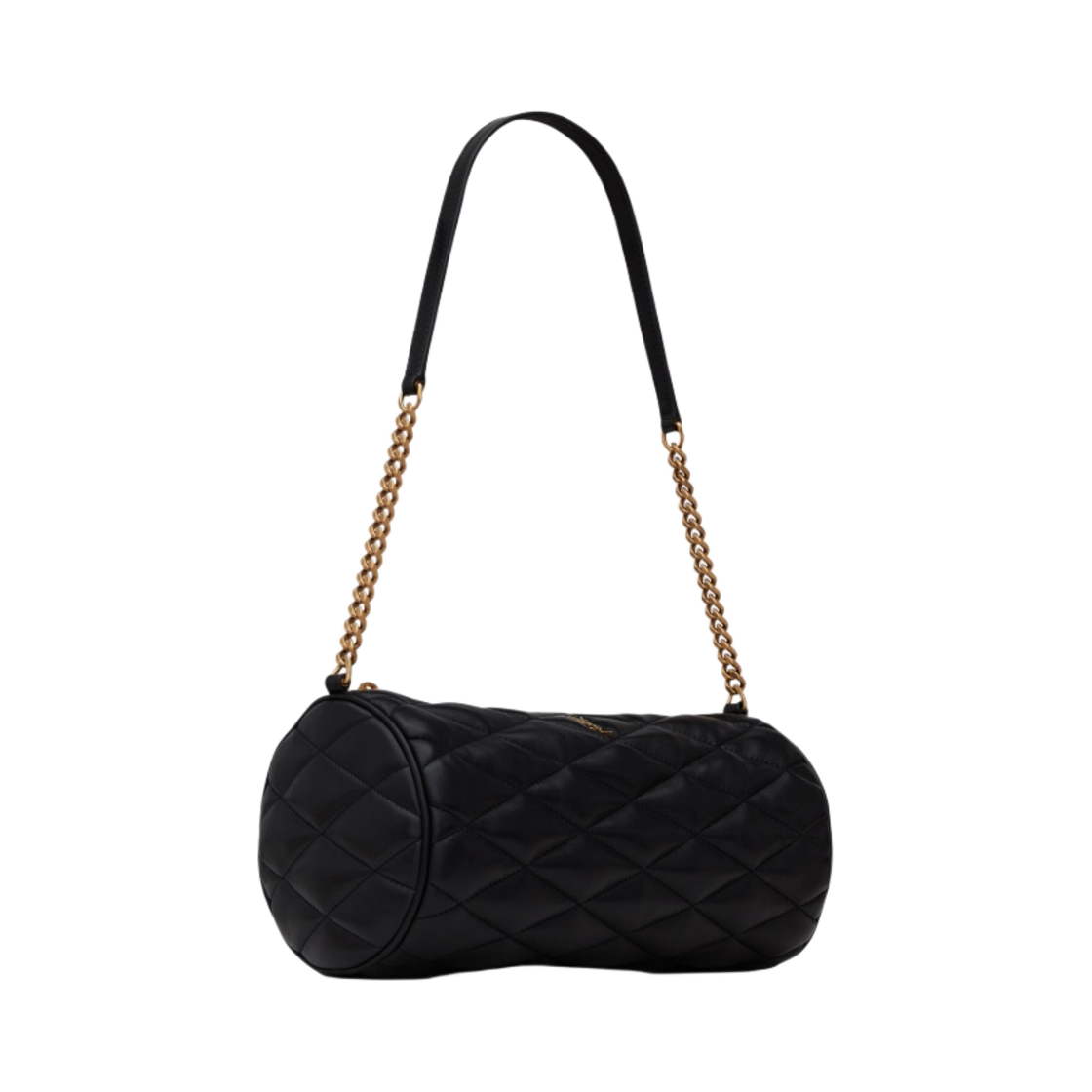 생로랑 퀼티드 램스킨 세이드 스몰 튜브 백 블랙(Saint Laurent Sade Small Tube Bag in Quilted Lambskin Black) - 2