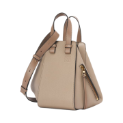 Loewe Small Hammock Bag In Soft Grained Calfskin Sand