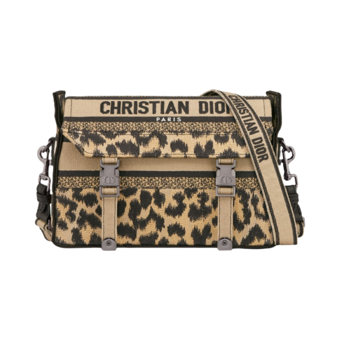 M1241BRHM-M918 Dior Small Diorcamp Bag Mizza Embroidery Beige Multicolor