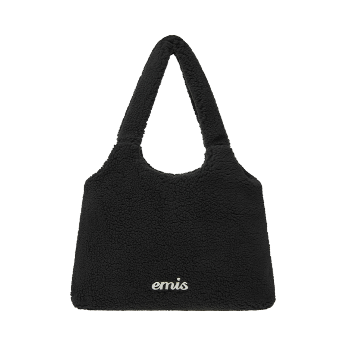 - Emis Shearling Shoulder Bag Black