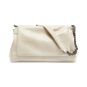 Zara Rock Flap Shoulder Bag Ecru