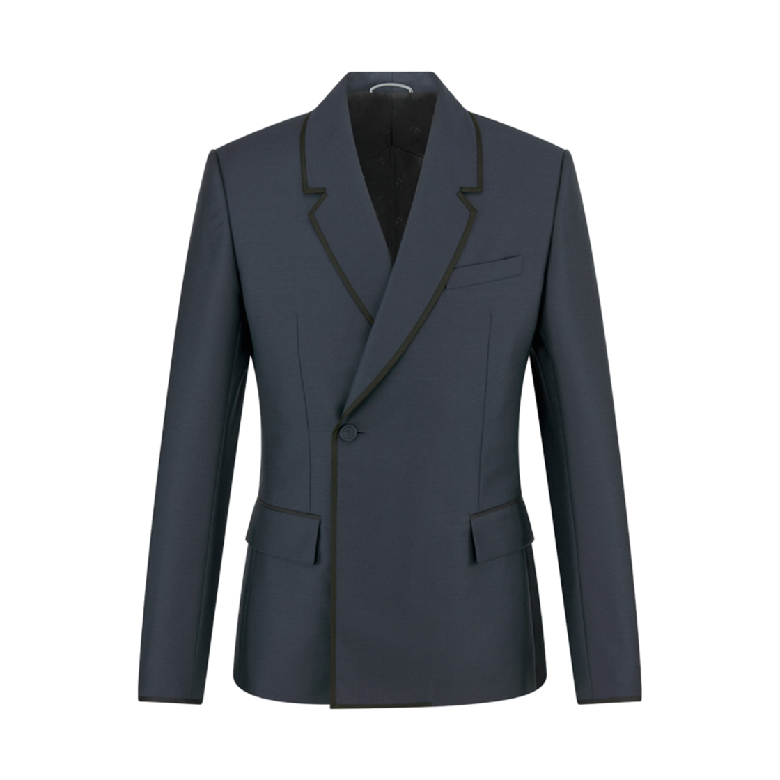 디올 오블리크 자켓 블루 울 모헤어 트윌(Dior Oblique Jacket Blue Wool Mohair Twill) - 1