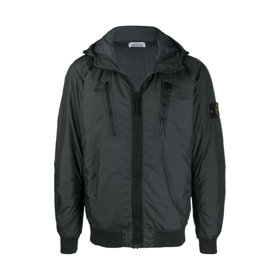 751542223-V0065 Stone Island 42223 Garment Dyed Crinkle Reps Nylon Down Jacket Dark Grey - 21FW