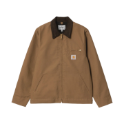 Carhartt WIP Unlined Dearborn Canvas Detroit Jacket Hamilton Brown Rigid - Spring