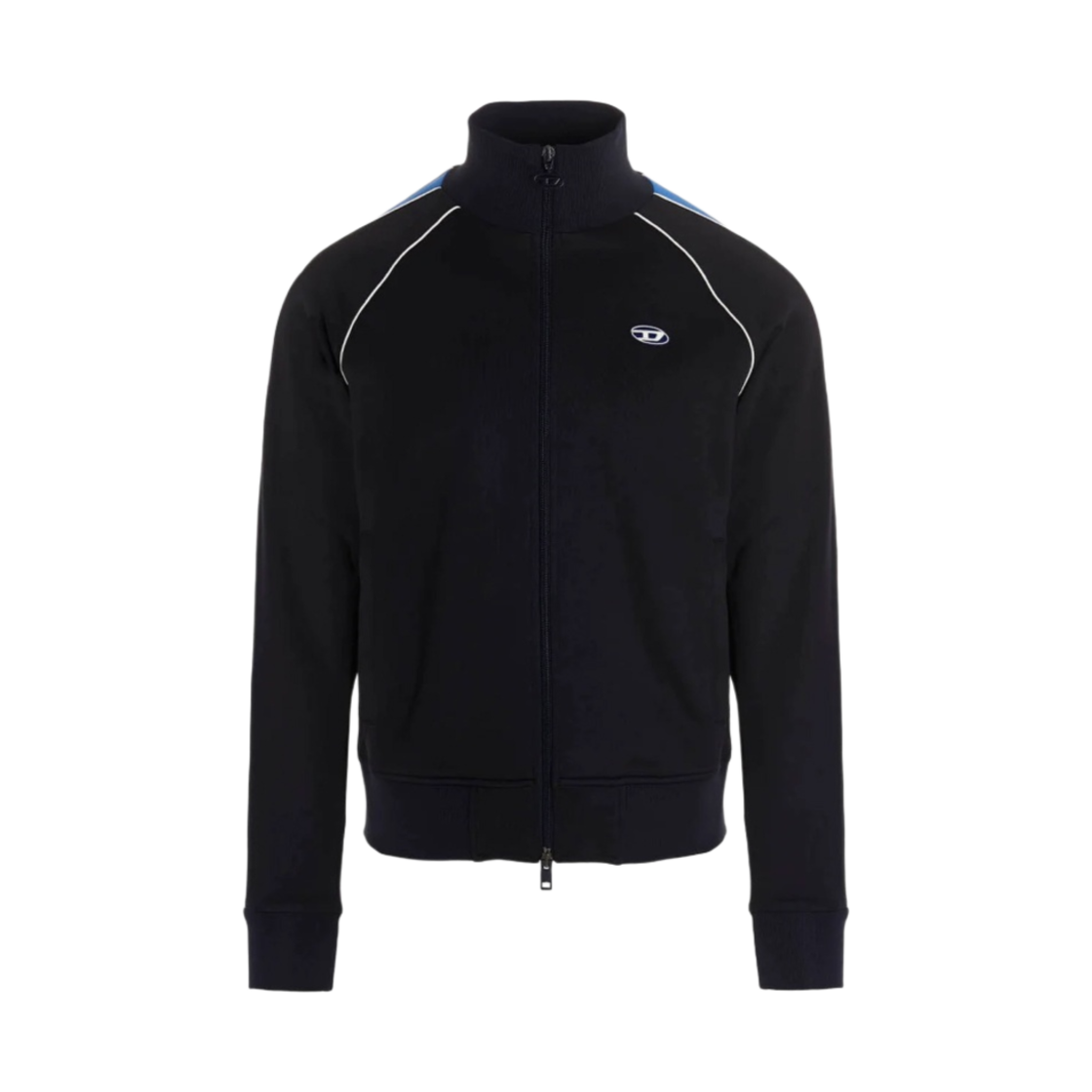 디젤 S-라록 슬리브 밴드 트랙 자켓 블루(Diesel S-Ralock Track Jacket with Sleeve Bands Blue) - 1