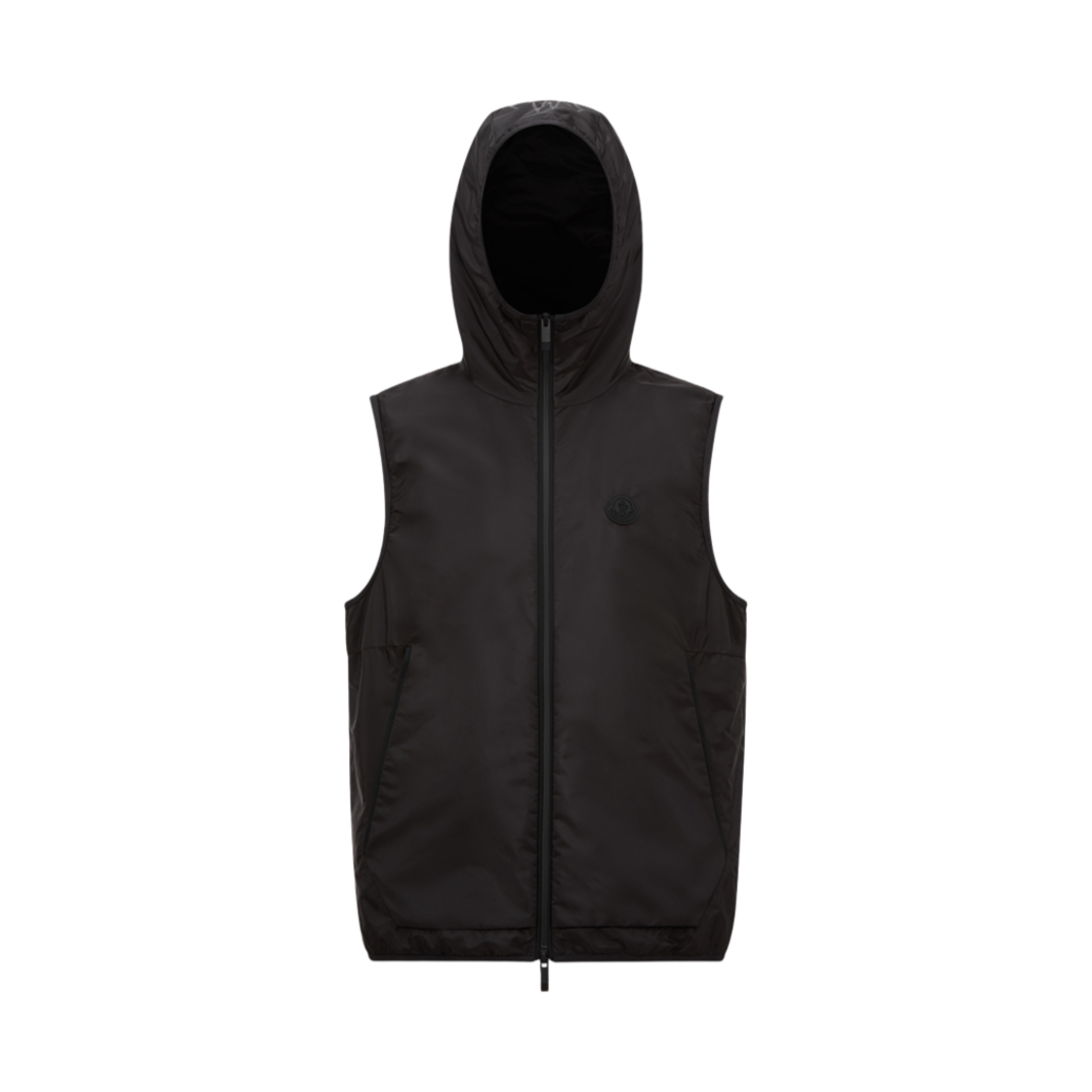 K1-091-1A00172-539ZD-999 Moncler Moretan Hooded Gilet Black - 25SS