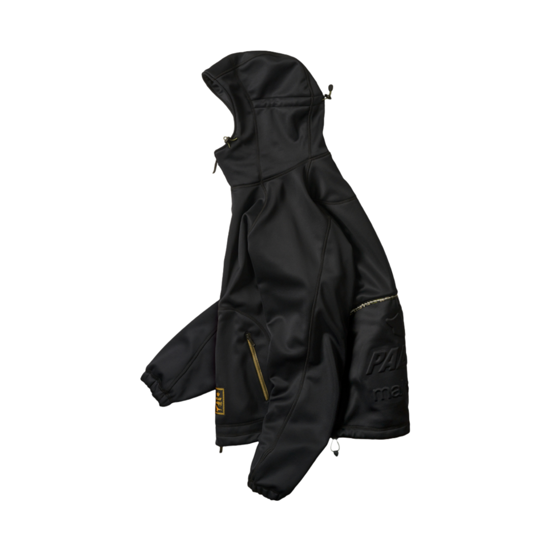 팔라스 x 마하리시 닌자 소프트 쉘 자켓 블랙 - 25SS(Palace x Maharishi Ninja Soft Shell Jacket Black - 25SS) - 4
