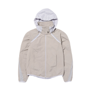 (W) Mischief Tech Shield Windproof Hoodie Jacket Light Grey