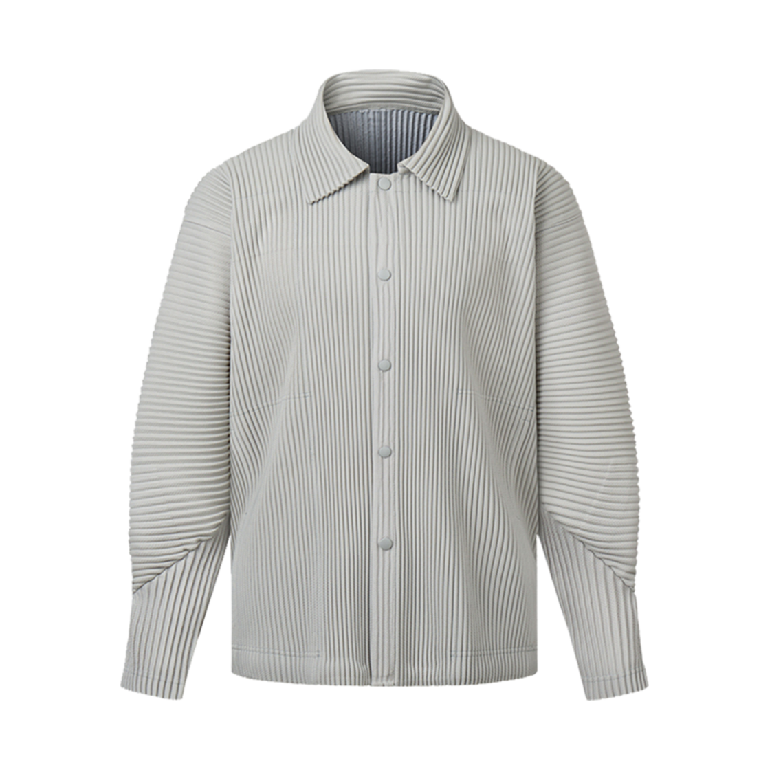 MJA2HGY Monplisse Unisex Wing Sleeve Pleats Jacket Light Grey